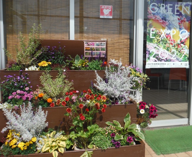 EXPO2027花博にあわせ「花壇」が新しくなりました！
